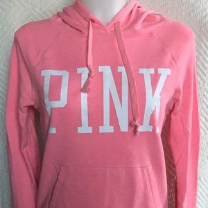 Size small PINK logo hoodie